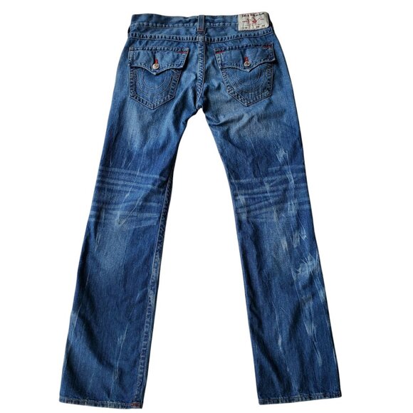 TRUE RELIGION Ricky Flap SN Straight Leg Men's 32 x 34 - Picture 3 of 16